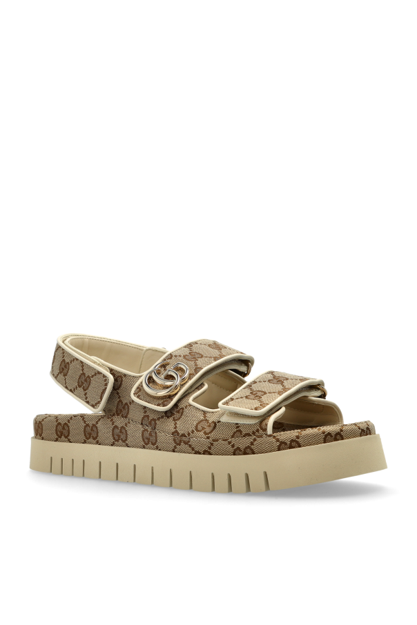 GUCCI サンダル　ブラウン　　40 1/2 E Gucci Sandals with monogram | Women's | Vitkac